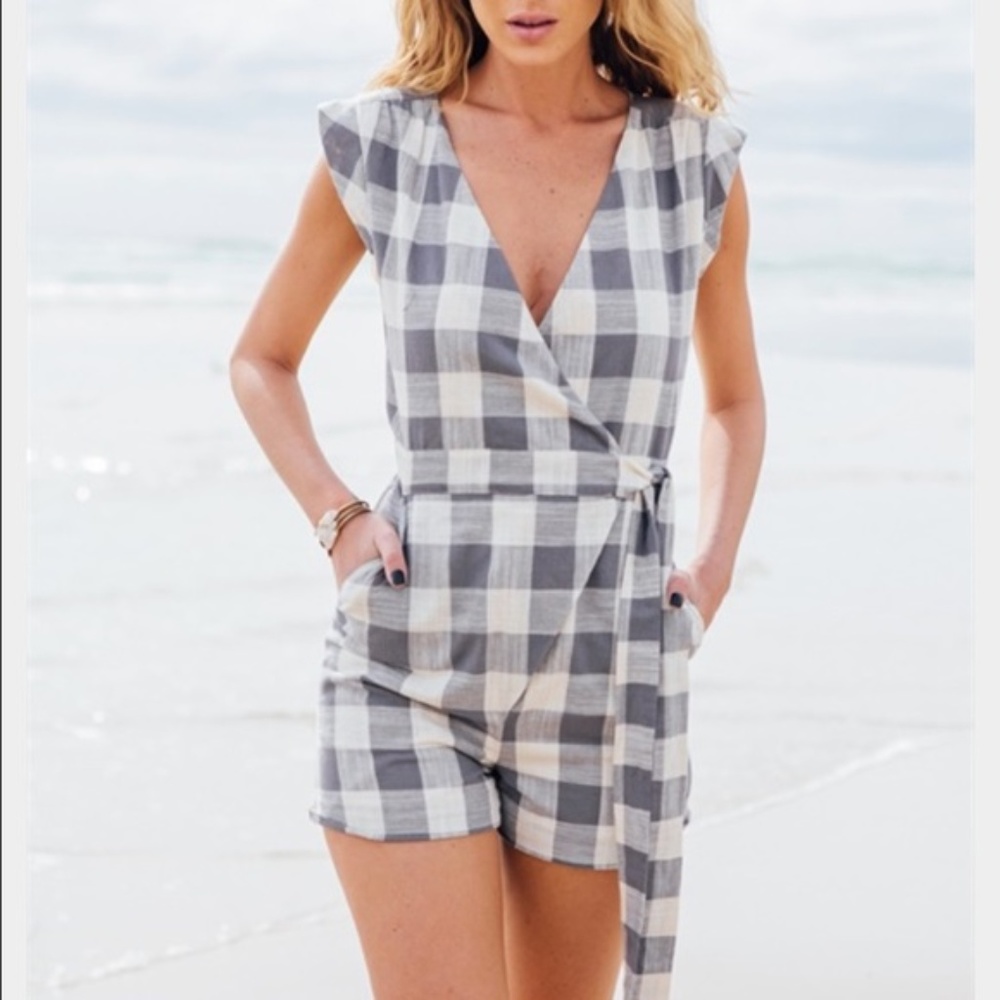 Sabo checkered romper